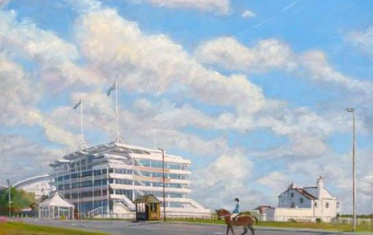 Grandstand by david Tribe Epsom and Ewell Art group